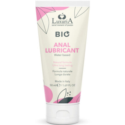 INTIMATELINE - LUXURIA BIO LUBRICANTE ANAL BASE AGUA 50 ML - CandyHot - Foto 1