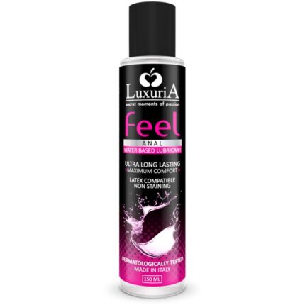 INTIMATELINE - LUXURIA FEEL LUBRICANTE BASE AGUA ANAL 150 ML - CandyHot - Foto 1