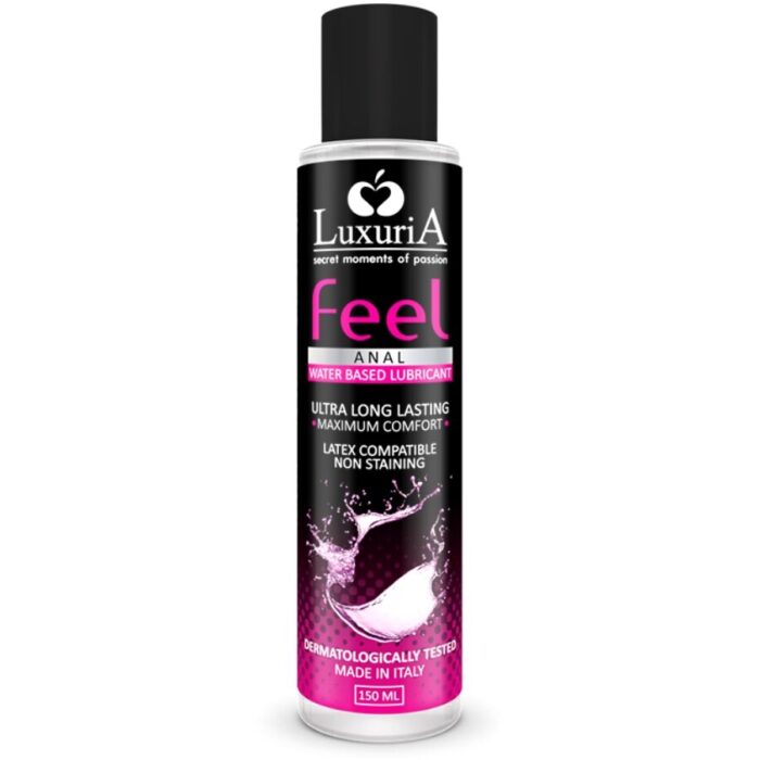 INTIMATELINE - LUXURIA FEEL LUBRICANTE BASE AGUA ANAL 150 ML - CandyHot - Foto 1