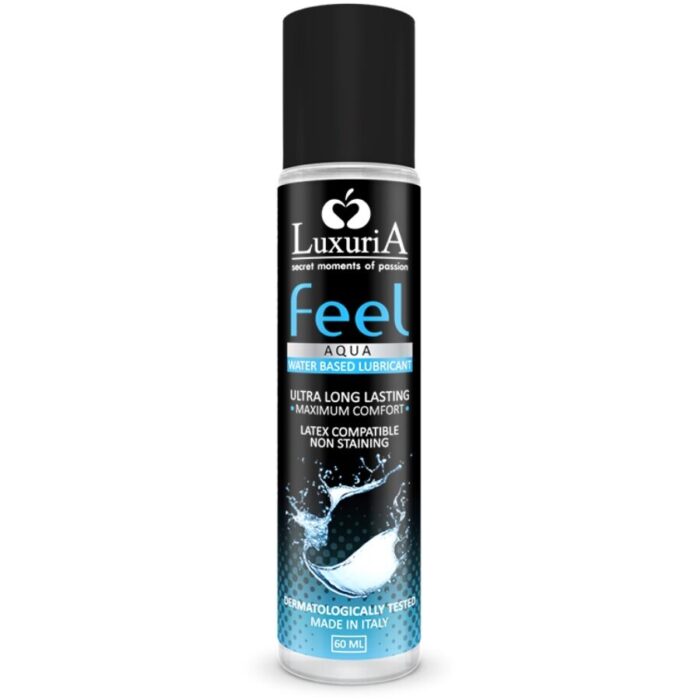 INTIMATELINE - LUXURIA FEEL LUBRICANTE BASE AGUA AQUA 60 ML - CandyHot - Foto 1