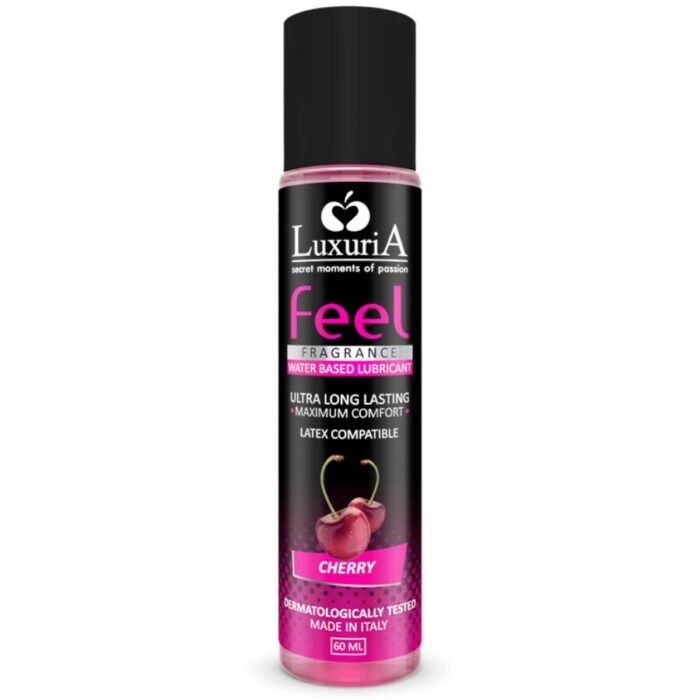 INTIMATELINE - LUXURIA FEEL LUBRICANTE BASE AGUA CEREZA 60 ML - CandyHot - Foto 1
