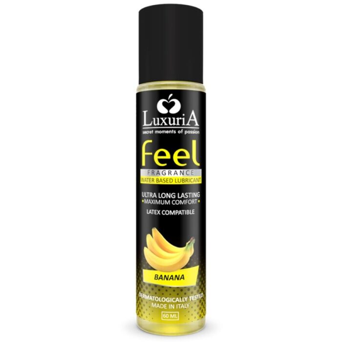 INTIMATELINE - LUXURIA FEEL LUBRICANTE BASE AGUA PLATANO 60 ML - CandyHot - Foto 1