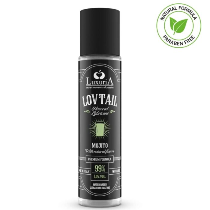 INTIMATELINE - LUXURIA LOVTAIL LUBRICANTE BASE AGUA MOJITO 60 ML - CandyHot - Foto 1