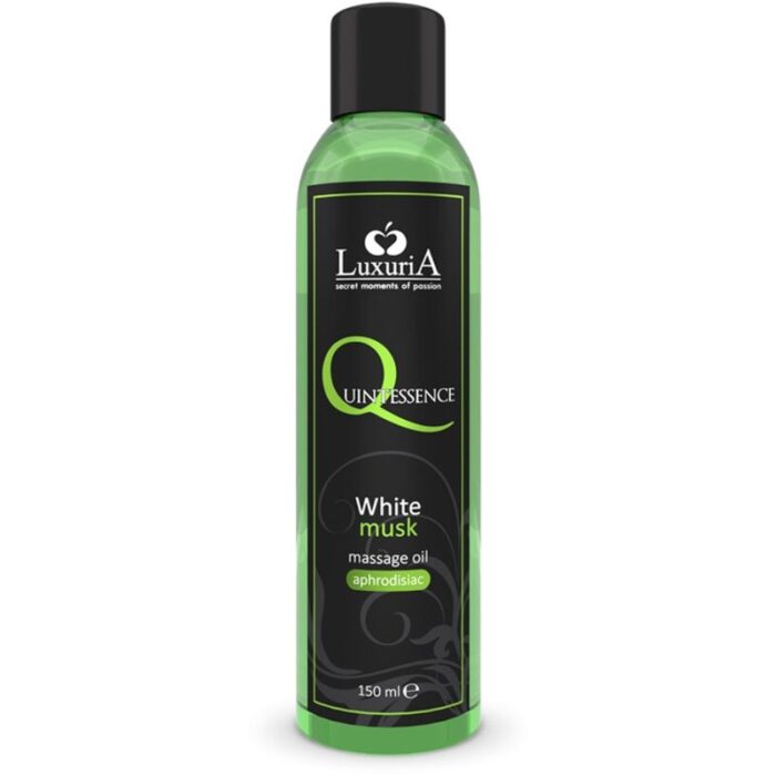 INTIMATELINE LUXURIA - QUINTESSENCE ACEITE MASAJE ALMIZCLE BLANCO 150 ML - CandyHot - Foto 1
