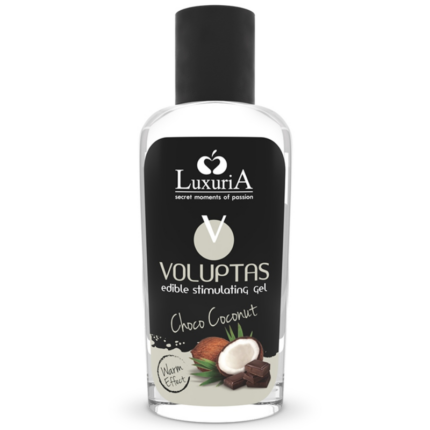 INTIMATELINE LUXURIA - VOLUPTAS GEL MASAJE COMESTIBLE EFECTO CALOR - COCO Y CREMA 100 ML - CandyHot - Foto 1