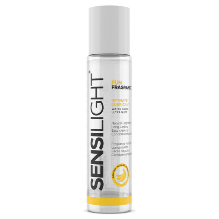 INTIMATELINE - SENSILIGHT LUBRICANTE BASE AGUA PLATANO 60 ML - CandyHot - Foto 1