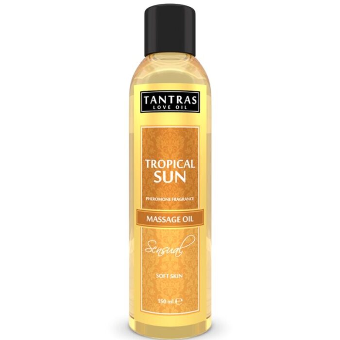 INTIMATELINE - TANTRAS LOVE OIL TROPICAL SUN ACEITE MASAJE 150 ML - CandyHot - Foto 1