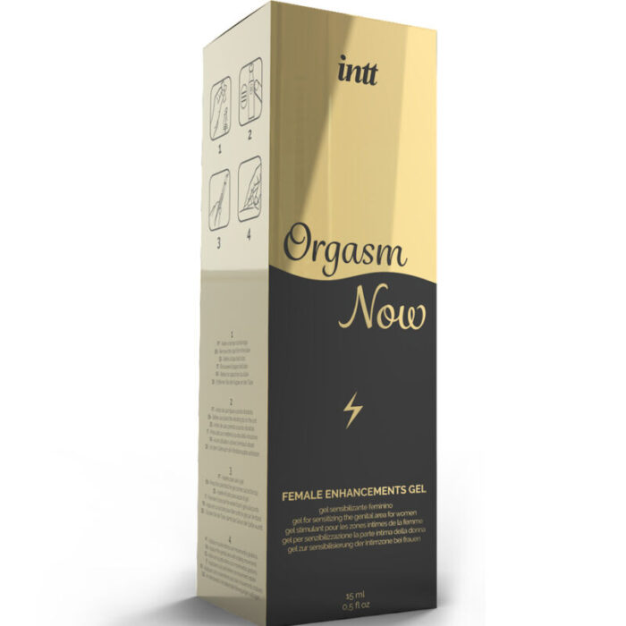 INTT LUBRICANTS - GEL ESTIMULANTE VAGINAL INTENSO CON APLICADOR VIBRADOR - CandyHot - Foto 3