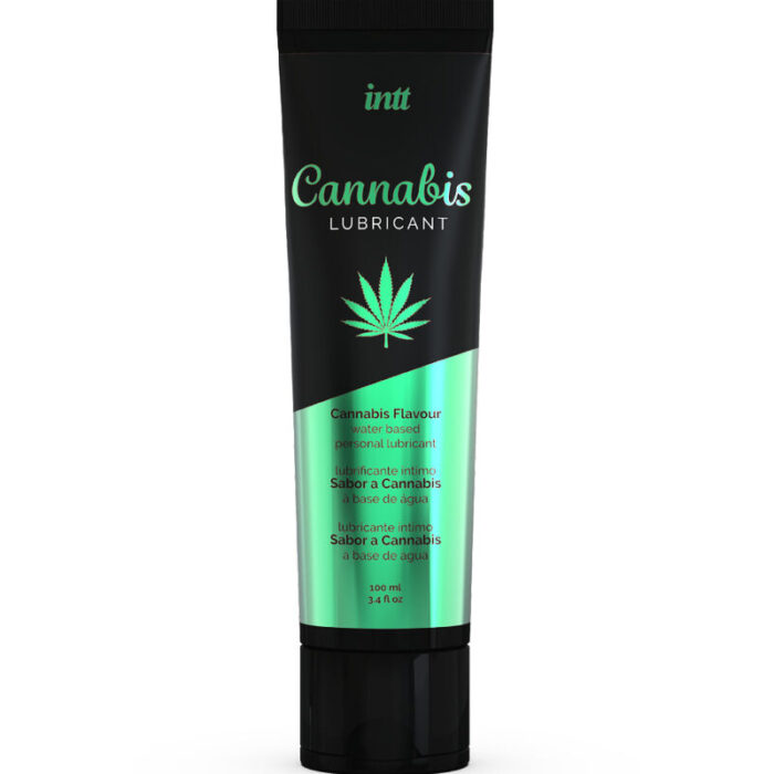 INTT LUBRICANTS - LUBRICANTE INTIMO BASE AGUA CON SABOR A CANNABIS - CandyHot - Foto 1