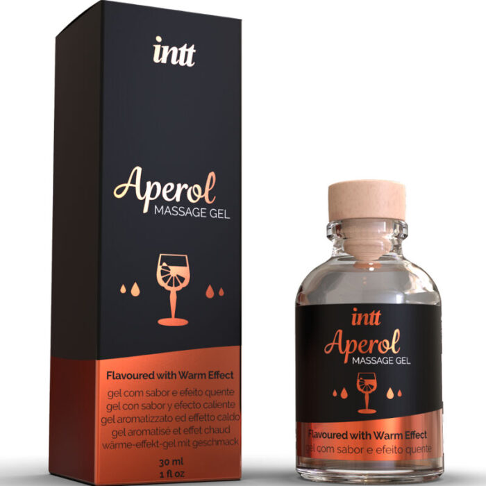 INTT MASSAGE & ORAL SEX - GEL DE MASAJE APEROL EFECTO CALOR INTENSO - CandyHot - Foto 2