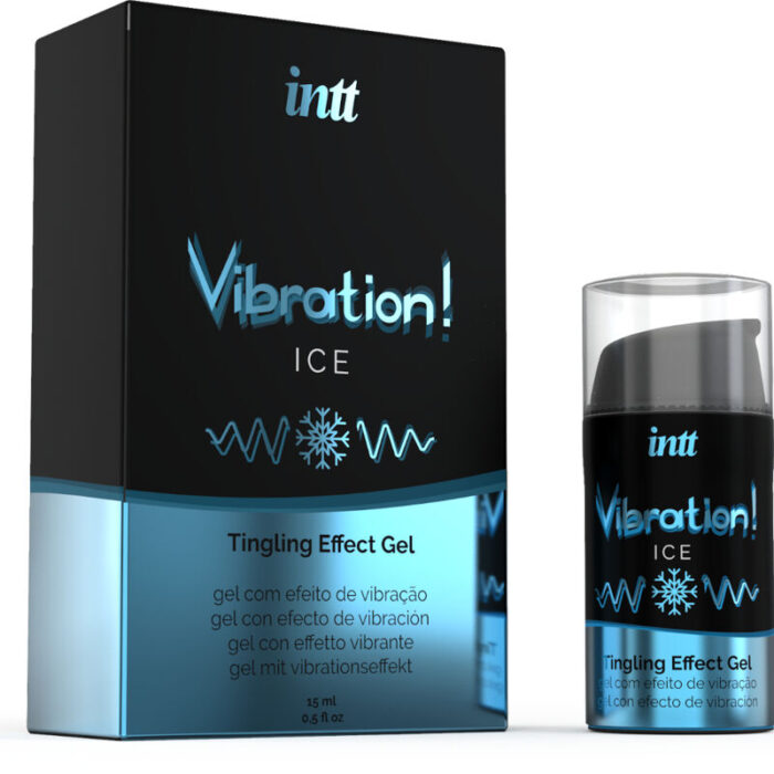 INTT - POTENTE ESTIMULANTE ÍNTIMO GEL VIBRADOR EFECTO FRÍO 15ML - CandyHot - Foto 2