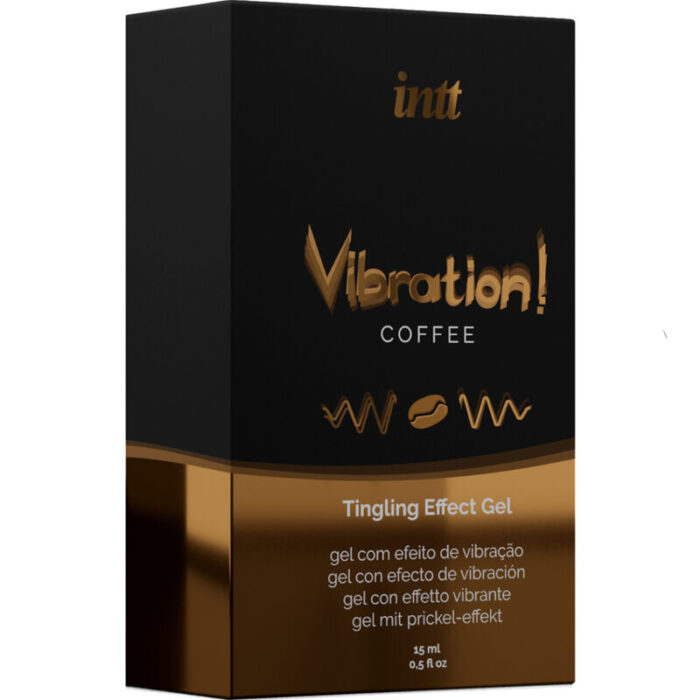 INTT - POTENTE ESTIMULANTE ÍNTIMO GEL VIBRADOR LIQUIDO CAFÉ 15ML - CandyHot - Foto 3