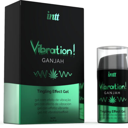 INTT - POTENTE ESTIMULANTE ÍNTIMO GEL VIBRADOR LIQUIDO CANNABIS 15ML - CandyHot - Foto 2