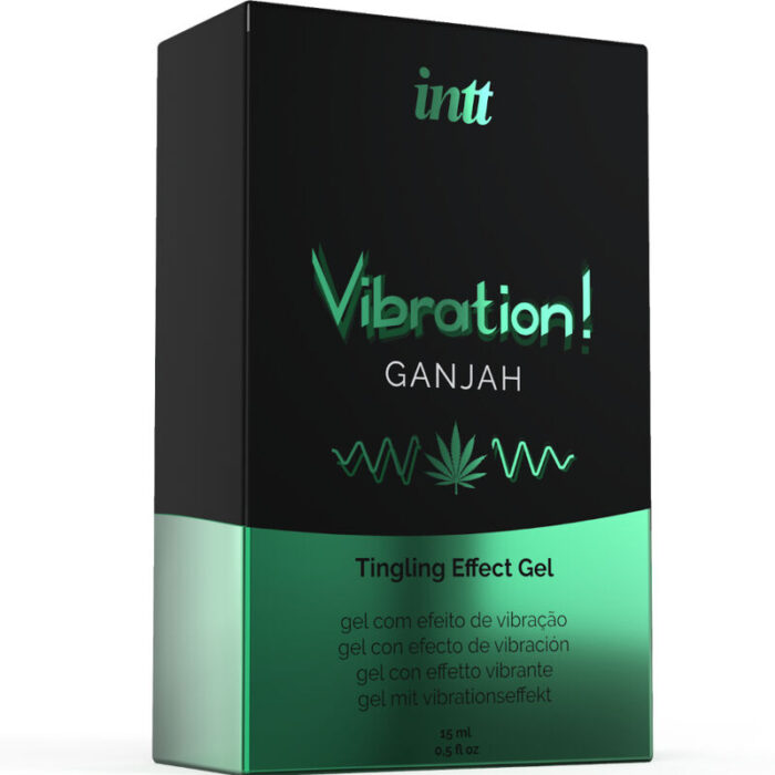 INTT - POTENTE ESTIMULANTE ÍNTIMO GEL VIBRADOR LIQUIDO CANNABIS 15ML - CandyHot - Foto 3