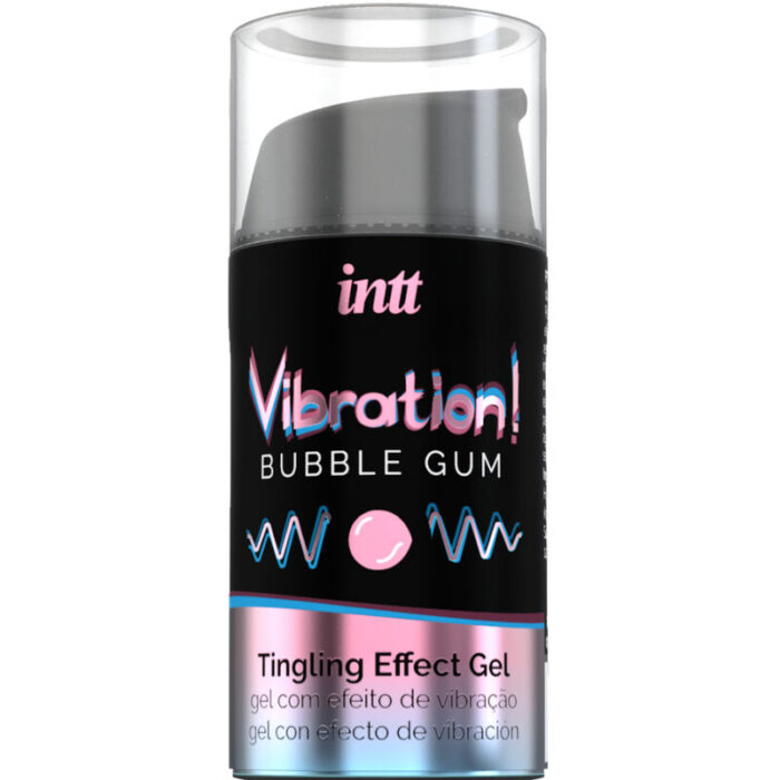 INTT - POTENTE ESTIMULANTE ÍNTIMO GEL VIBRADOR LIQUIDO CHICLE 15ML - CandyHot - Foto 1