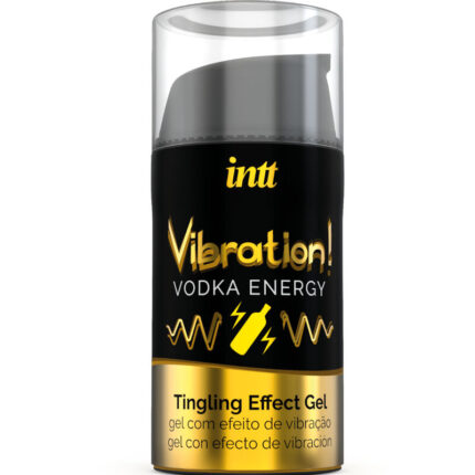 INTT - POTENTE ESTIMULANTE ÍNTIMO GEL VIBRADOR LIQUIDO VODKA 15ML - CandyHot - Foto 1