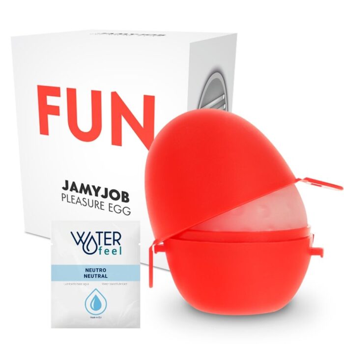 JAMYJOB - HUEVO MASTURBADOR DISCRETO EDICION ROJO FUN - CandyHot - Foto 1