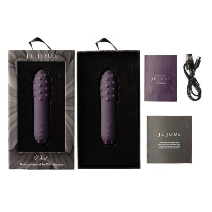 JE JOUE - DUET BALA VIBRADORA MORADO - CandyHot - Foto 6