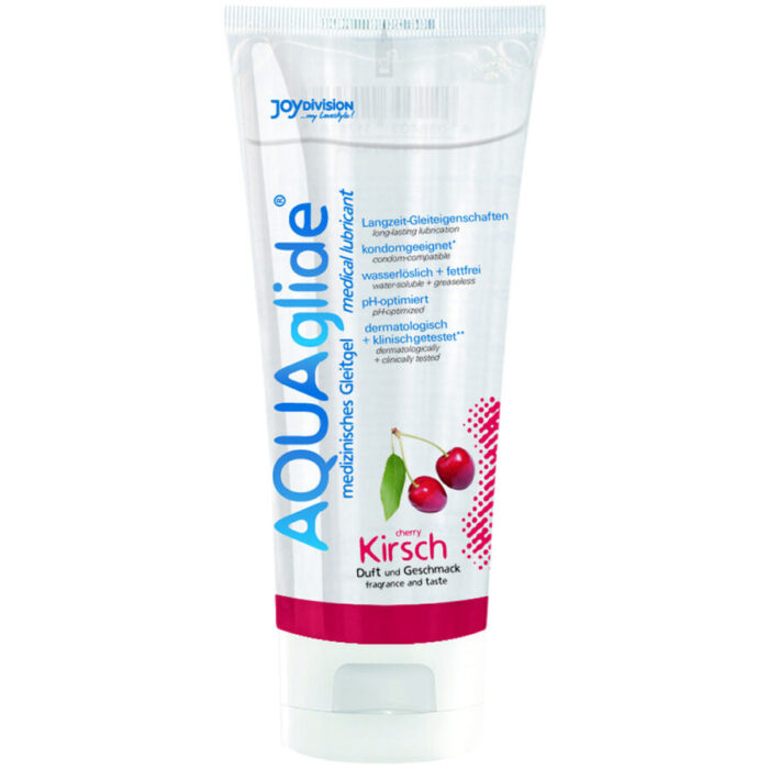 JOYDIVISION AQUAGLIDE - LUBRICANTE SABOR CEREZA 100 ML - CandyHot - Foto 1