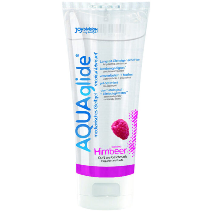 JOYDIVISION AQUAGLIDE - LUBRICANTE SABOR FRAMBUESA 100 ML - CandyHot - Foto 1