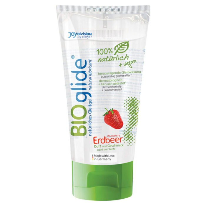 JOYDIVISION BIOGLIDE - LUBRICANTE SABOR FRESA 80 ML - CandyHot - Foto 1