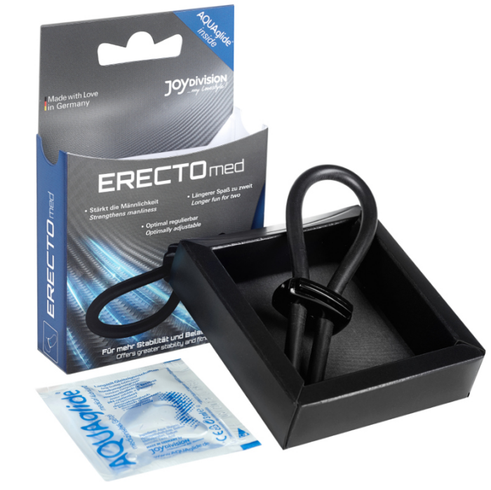 JOYDIVISION POTENZDUO - ANILLO SILICONA PARA PENE NEGRO - M - CandyHot - Foto 2