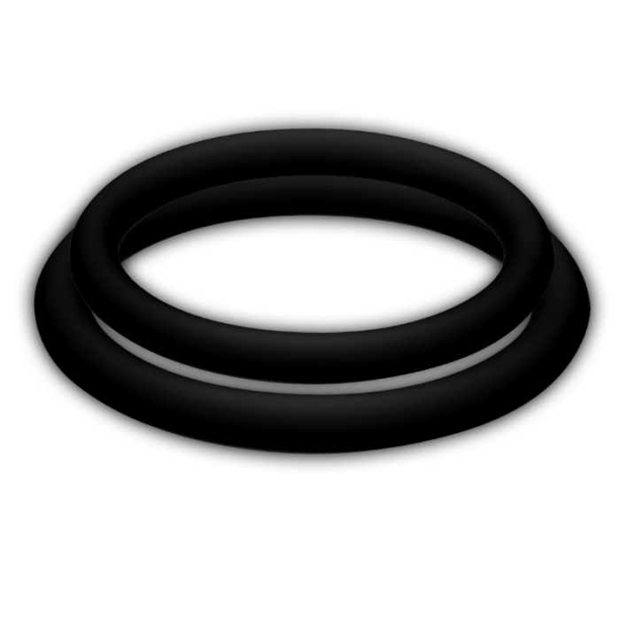 JOYDIVISION POTENZDUO - ANILLOS PARA PENE NEGRO - M - CandyHot - Foto 1