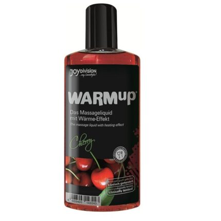 JOYDIVISION WARMUP - ACEITE DE MASAJE EFECTO CALOR CEREZA 150ML - CandyHot - Foto 1