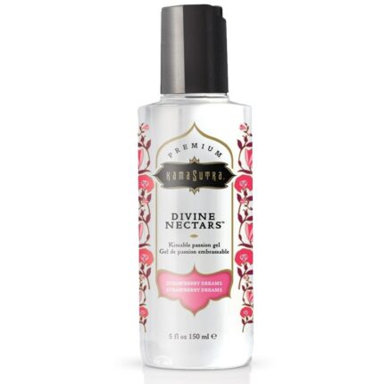KAMASUTRA - DIVINE NECTARS LUBRICANTE STRAWBERRY DREAM 150 ML - CandyHot - Foto 1