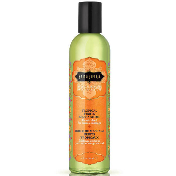 KAMASUTRA - NATURALS ACEITE DE MASAJE FRUTAS TROPICALES 236ML - CandyHot - Foto 1