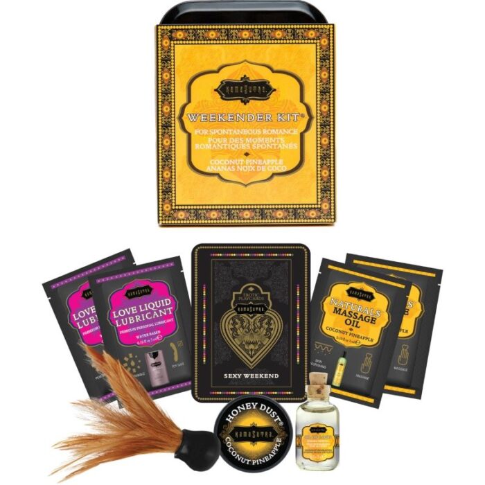 KAMASUTRA - WEEKENDER TIN KIT COCO Y PIÑA - CandyHot - Foto 2