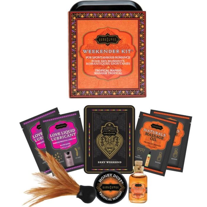 KAMASUTRA - WEEKENDER TIN KIT MANGO TROPICAL - CandyHot - Foto 2