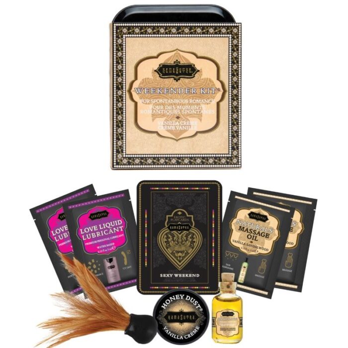 KAMASUTRA - WEEKENDER TIN KIT VANILLA CREAM VAINILLA - CandyHot - Foto 2