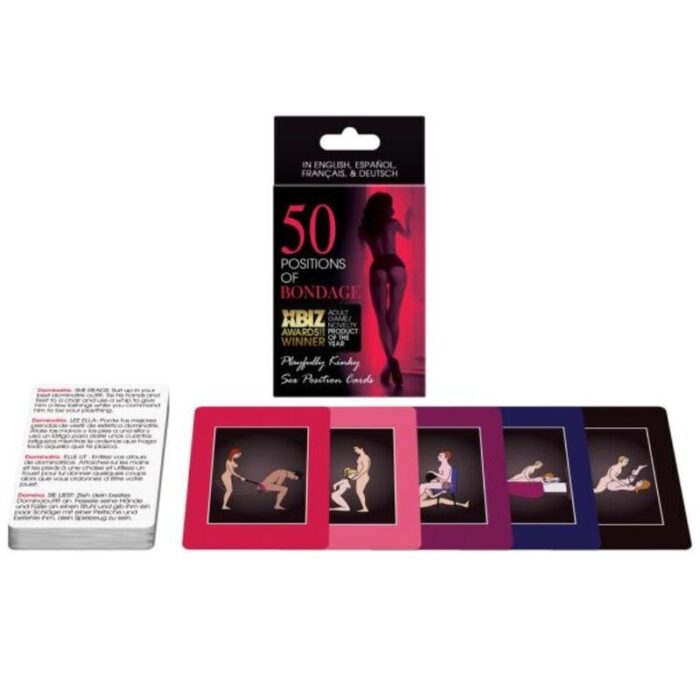 KHEPER GAMES - CARTAS 50 POSICIONES DE BONDAGE - CandyHot - Foto 2