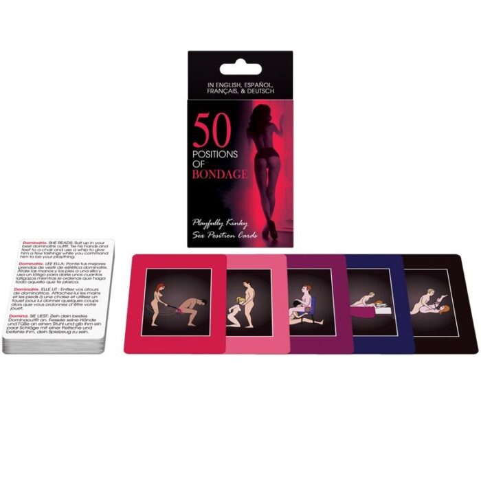 KHEPER GAMES - CARTAS 50 POSICIONES DE BONDAGE - CandyHot - Foto 1