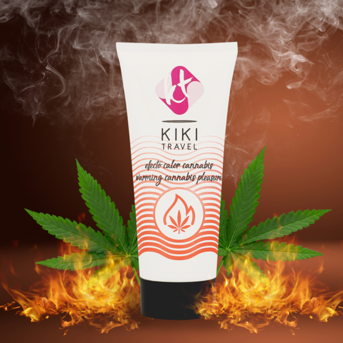 KIKÍ TRAVEL - GEL DESLIZANTE SABOR A CANNABIS EFECTO CALOR INTENSO 50 ML - CandyHot - Foto 5