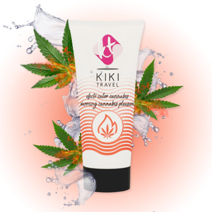 KIKÍ TRAVEL - GEL DESLIZANTE SABOR A CANNABIS EFECTO CALOR INTENSO 50 ML - CandyHot - Foto 1