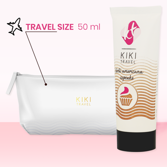 KIKÍ TRAVEL - GEL DESLIZANTE SABOR A TARTA AMERICANA CUPCAKE 50 ML - CandyHot - Foto 3