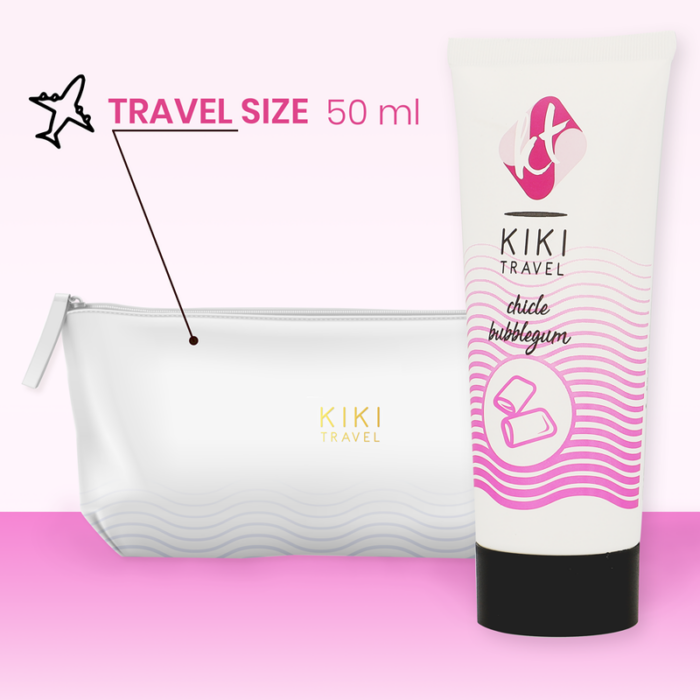 KIKÍ TRAVEL - LUBRICANTE SABOR A CHICLE 50 ML - CandyHot - Foto 3