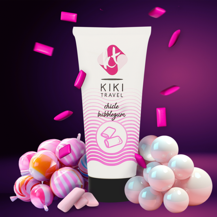KIKÍ TRAVEL - LUBRICANTE SABOR A CHICLE 50 ML - CandyHot - Foto 5