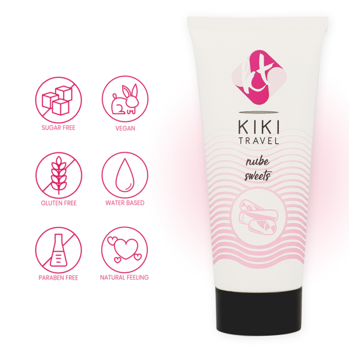 KIKÍ TRAVEL - LUBRICANTE SABOR A NUBE 50 ML - CandyHot - Foto 4