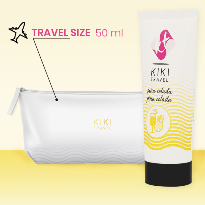 KIKÍ TRAVEL - LUBRICANTE SABOR A PIÑA COLADA 50 ML - CandyHot - Foto 3