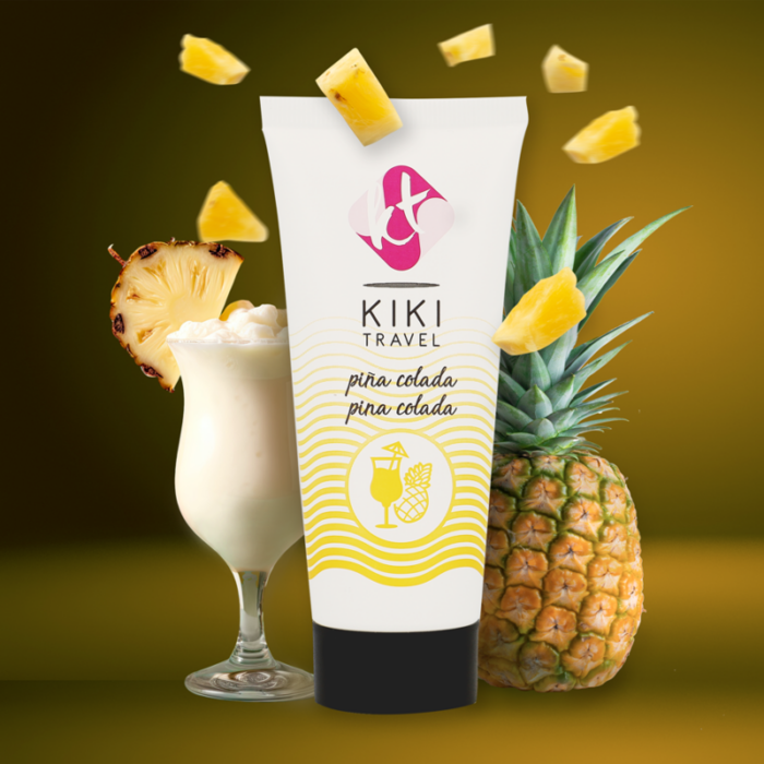 KIKÍ TRAVEL - LUBRICANTE SABOR A PIÑA COLADA 50 ML - CandyHot - Foto 5