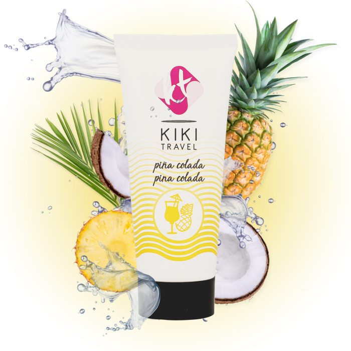 KIKÍ TRAVEL - LUBRICANTE SABOR A PIÑA COLADA 50 ML - CandyHot - Foto 1