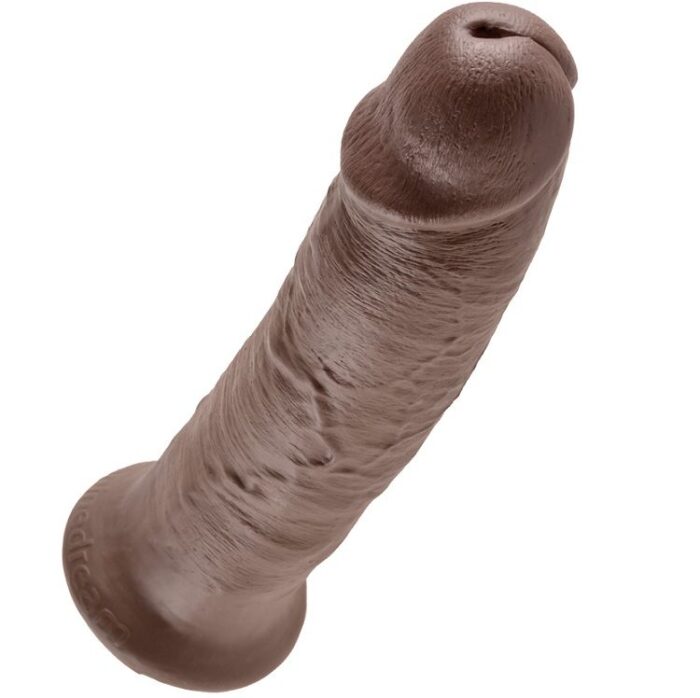 KING COCK - 10 PENE MARRÓN 25.4 CM - CandyHot - Foto 4
