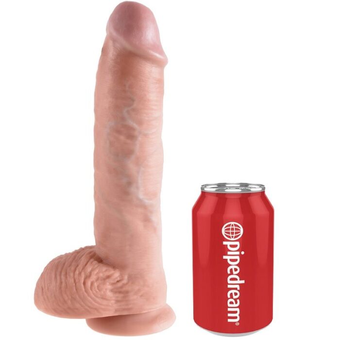 KING COCK - 10 PENE REALÍSTICO NATURAL 26.5 CM - CandyHot - Foto 3