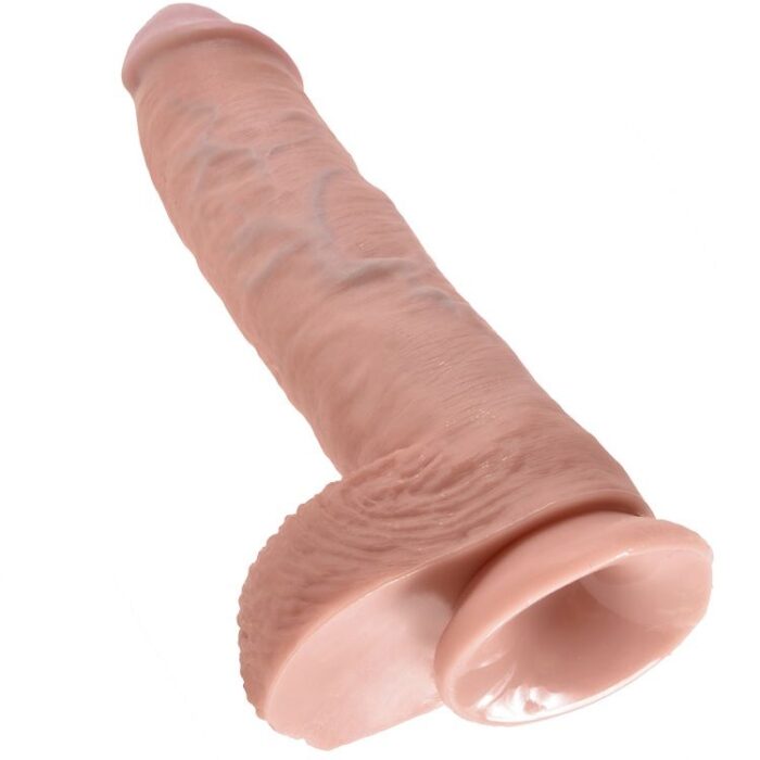 KING COCK - 10 PENE REALÍSTICO NATURAL 26.5 CM - CandyHot - Foto 5