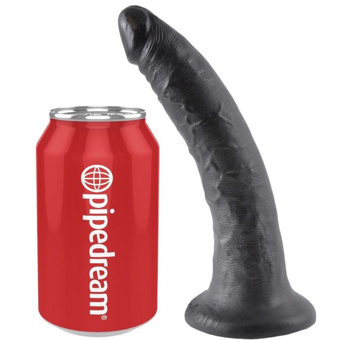 KING COCK - 7 PENE NEGRO 17.8 CM - CandyHot - Foto 3