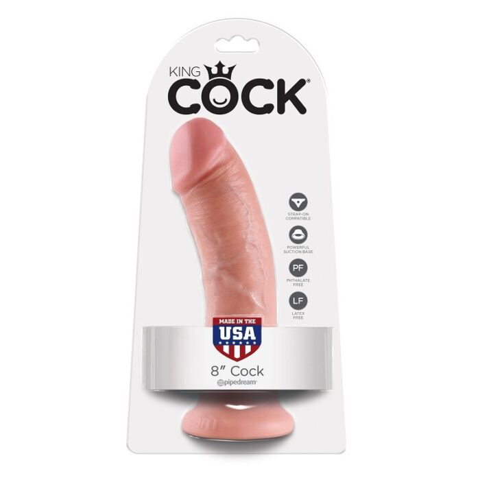 KING COCK - 8 PENE NATURAL 20.3 CM - CandyHot - Foto 1