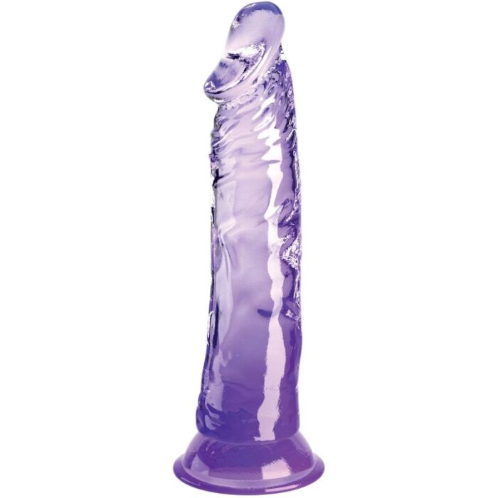KING COCK - CLEAR PENE REALÍSTICO 19.7 CM MORADO - CandyHot - Foto 1